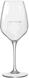 Tre Sensi Medium Wine Glass 43.5 Cl With 15 Cl Pour Line - 991201 - 1