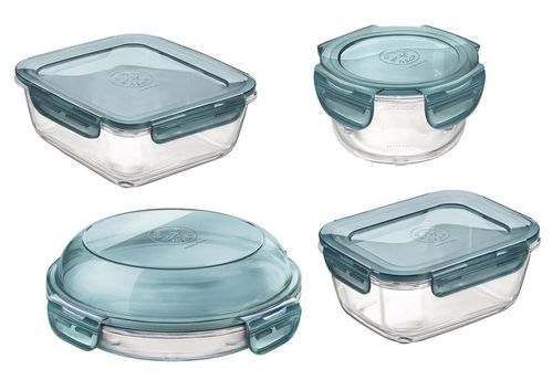 Matfer Bourgeat Sealed Glass Food Containers