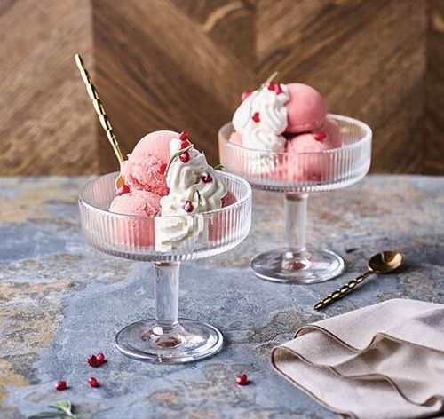 Matfer Bourgeat Tall Ice Cream Glasses And Dessert Bowls
