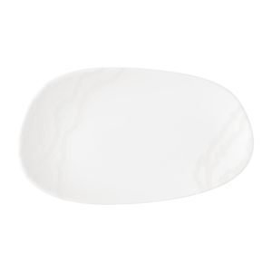 Churchill Tide Organic Oblong Plates White Opal 220x130mm (12 Pack) - JM053 - 1