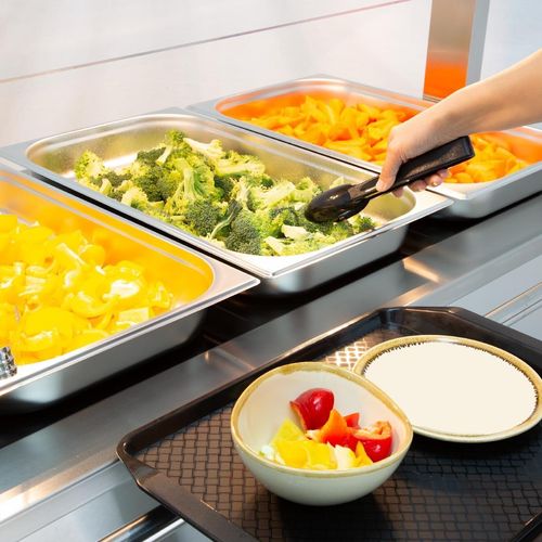 Buffalo Mobile Servery with Solid Heated Top 3x 1/1 GN - JB186 - 2
