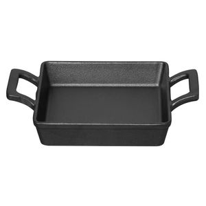 Olympia Cast Iron Square Eared Dish 130x130mm - JF045 - 1