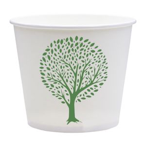 Vegware Soup Containers Green Tree 115-Series 455ml (500 Pack) - JK431 - 1