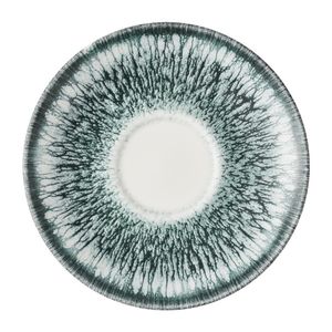 Churchill Inked Lumé Saucers Black 156mm (12 Pack) - JM125 - 1