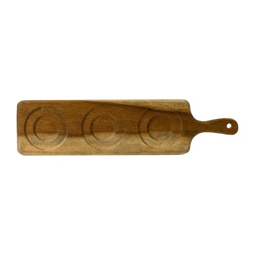 Dudson Acacia Wood Rectangular Handled Boards 120x469mm (4 Pack) - FZ054 - 1