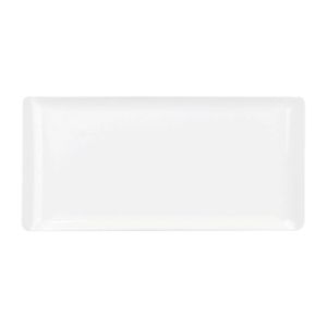 Churchill Melamine Rectangular Trays White 300x145mm (4 Pack) - FF374 - 1