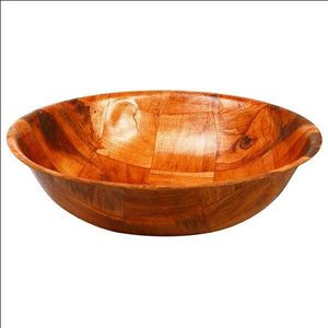 Woven Wood Round Bowl 15Cm / 6In - YT6R - 1