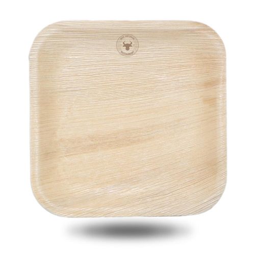 Custom Branded Square Palm Leaf Plate (23cm) - C5833 - 1