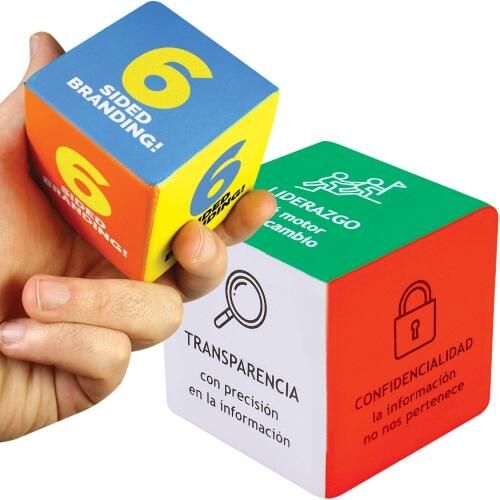 Custom Branded Stress Cubes - S0077 - 20