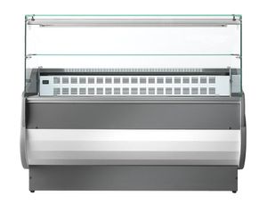 Sterling Pro SALINA80/200VD Flat Glass Serveover Counter, 2000mm - SALINA80-200VD - 3