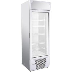 Sterling Pro Green BBVF500 Large Capacity White Single Door Display Freezer, 496 Litres - BBVF500 - 1