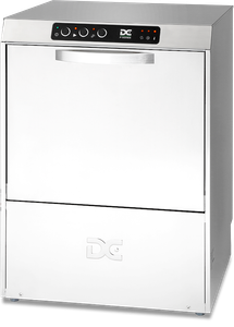 DC PG50AISD Premium Range 500mm Basket Frontloading Commercial Glasswasher with Break Tank, Integral Water Softener & Drain Pump, 30 Pint Capacity - PG50AISD - 1