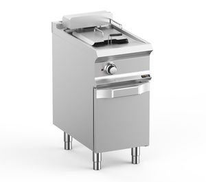 Hobart Ecomax HEFRBE74A Floorstanding Single Basket 12 Litre Electric Fryer, 9kW - HEFRBE74A - 1