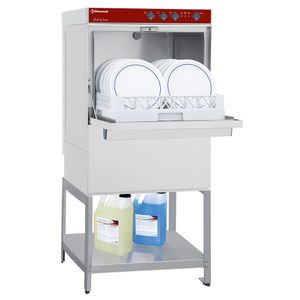 Diamond DC502/6M_BD/F-S 500mm Basket Frontloading Dishwasher with Open Understorage, 18 Plates - DC502-6M_BD-F-S - 1