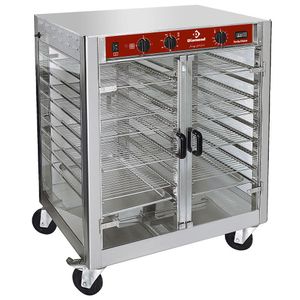 Diamond ET10-RB Rotary Electic Chicken Rotisserie Cupboard on Castors, 1.5kW - ET10-RB - 1