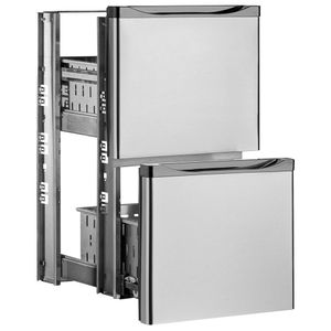 Diamond T1/2-X Drawers kit, stainless steel, (1/2 + 1/2) x TAV - T1-2-X - 1