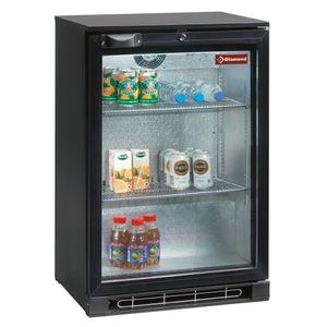 Diamond TAB1/D-N6 Hinged Glass Single Door Back Bar Bottle Cooler, 122 Litres - TAB1-D-N6 - 1
