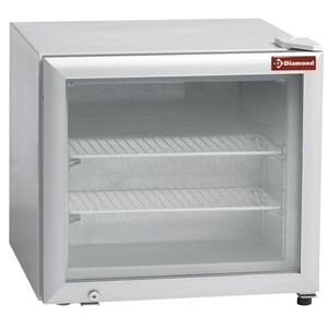 Diamond TOP50N/R2 Single Door White Countertop Display Freezer, 50 liters - TOP50N-R2 - 1