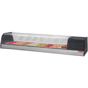 Diamond TR8-TP/R6 Refrigerated Display Case for Tapas, 8 x 1/3 GN - TR8-TP-R6 - 1