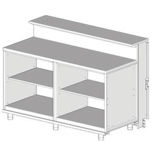 Diamond BB17X Neutral Counter, With Service Tablet - BB17X - 1