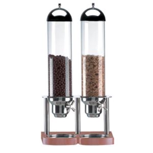 Diamond DA/DC25L-LIQ Cereal Dispenser, 2X 5 Liters, With Portion System - DA-DC25L-LIQ - 1