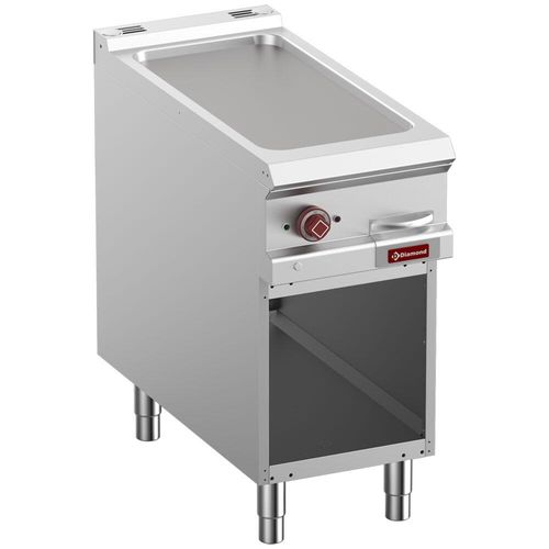 Diamond E9/PLA4-N Electric Fry Top, Module 1/2, Open Cupboard - E9-PLA4-N - 1