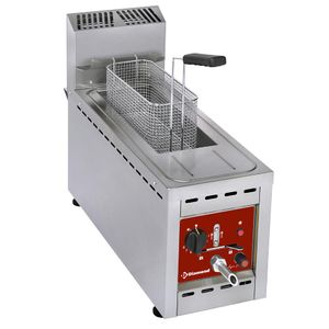 Diamond FSM-8GT/S Single Basket Countertop Electric Fryer - FSM-8GT-S - 1