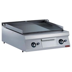 Diamond G22/PMCD8T-N 2/3 Smooth 1/3 Ribbed Gas Griddle Cooking Plate - G22-PMCD8T-N - 1