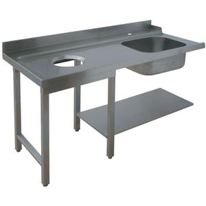 Diamond GTVO-18 Left Pre-Wash Entry Table - GTVO-18 - 1