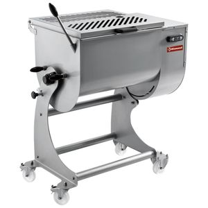 Diamond MCR-80P/N Stainless Steel Meat Mixer 80 Kg, Stand With Wheels - MCR-80P-N - 1
