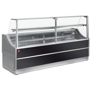 Diamond OL104/B2-R/R2 Refrigerated Serveover Counter with Understorage, 1000mm - OL104-B2-R-R2 - 1
