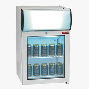 Diamond TOP50PC/T-LIQ Glass Single Door Countertop Display Fridge, 60 Litres - TOP50PC-T-LIQ - 1