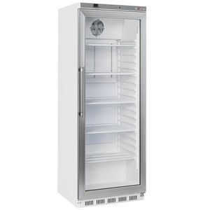 Diverso WR-PG41-LG Ventilated refrigerator, glass door, 400 liters - white - WR-PG41-LG - 1