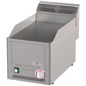 Diverso WR-EPRS-26 Electric griddle, grooved -Top- - WR-EPRS-26 - 1