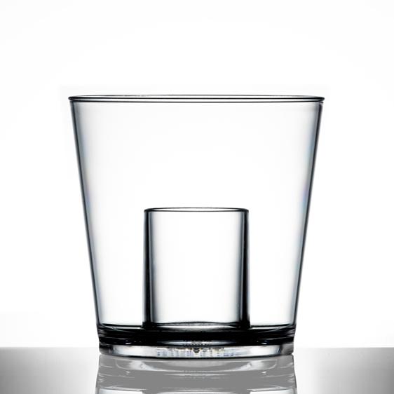 020-1CL CE - Elite Bomber Shot Clear CE Clear - Case 24 - 020-1CL CE