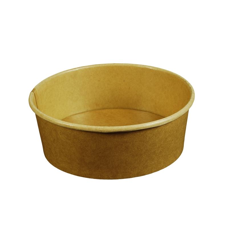 KPLASALAD1300 - Enviroware Kraft PLA Lined Containers 1300ml - Case 300 - KPLASALAD1300