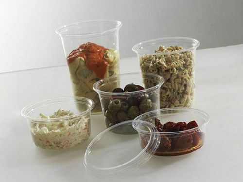 Enviroware 16oz Clear PLA Bowl 500ml - Case 1000 - P500-PLA - 2