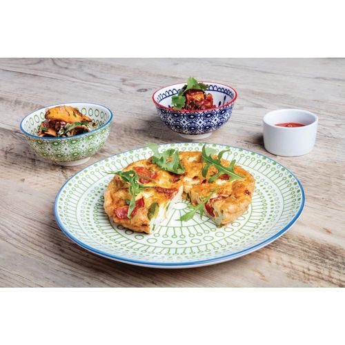 Olympia Fresca Plates Green 268mm (Pack of 4) - DR769 - 5