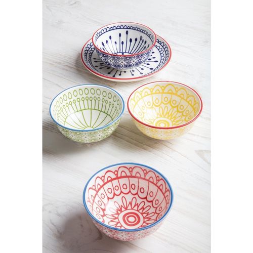 Olympia Fresca Small Bowls Red 120mm (Pack of 6) - DR770 - 5