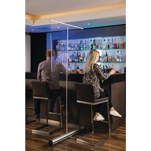 Utopia Freestanding Roller Divider Sneeze Guard 2000 x 1000mm - FP461 - 3
