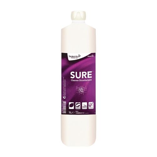 SURE Cleaner and Disinfectant Concentrate 1Ltr (6 Pack) - FA238 - 1