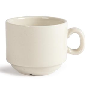 Olympia Ivory Stacking Espresso Cups 82ml 3oz (Pack of 12) - U102 - 3