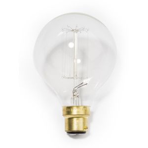 Crystalite CFL Antique Squirrel Cage Golf Ball Bulb Bayonet Cap 60W