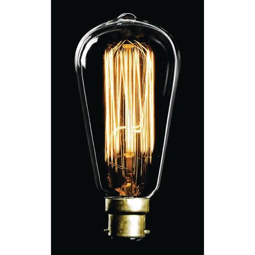 Crystalite CFL Antique Squirrel Cage GLS Bulb Bayonet Cap 60W