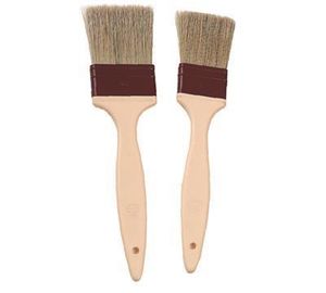 Matfer Natural Flat Pastry Brush Plastic Hnd - 40 - 116014 - 11018-04
