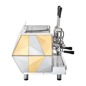 La Pavoni Two Group Professional Lever Coffee Machine 3-Phase Gold DIA2L2400EU - FU564 - 1