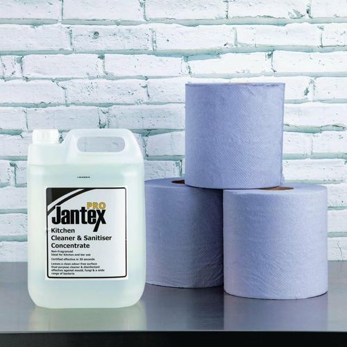 Jantex Centrefeed Blue Rolls 2-Ply 120m (Pack of 6) - DL921 - 10