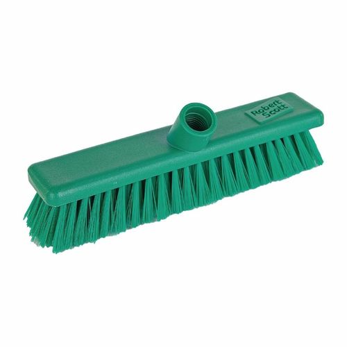 Jantex Soft Hygiene Broom Green 12in - GK873 - 1