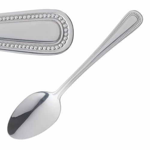 Olympia Bead Dessert Spoon (Pack of 12) - C129 - 1