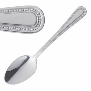 Olympia Bead Dessert Spoon (Pack of 12) - C129 - 1
